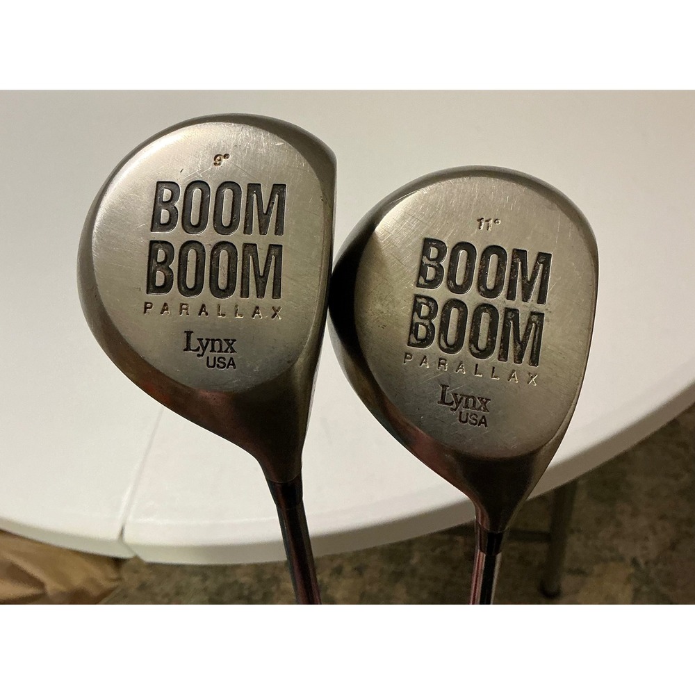 Lynx Boom Boom Parallax Golf Club Set 9 and 11 Degree Drivers Right Handed VTG